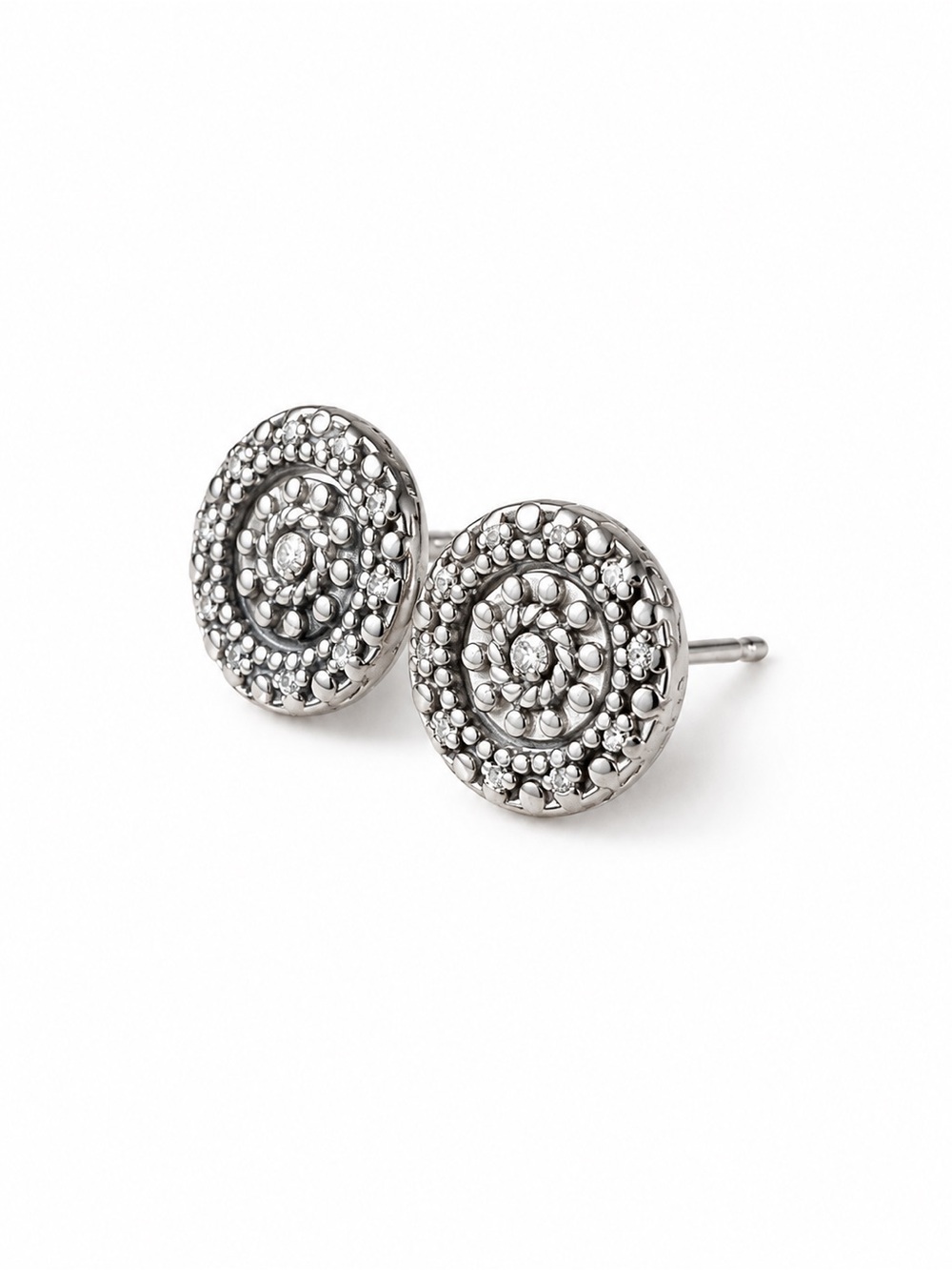 Lucky Brand Silver-Tone Stud Earrings